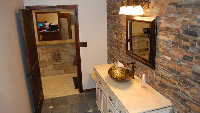 interior bathroom stone